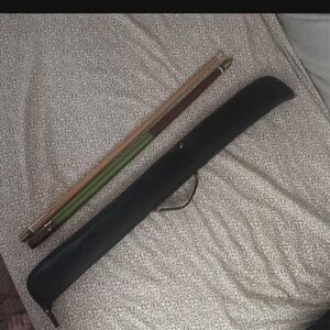 Vintage 2-Piece Billiard Pool Cue Set with Case 60s-70s